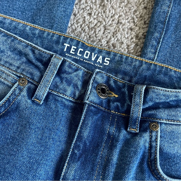 NEW TECOVAS Light Wash Denim Bootcut Jeans - Picture 2 of 9